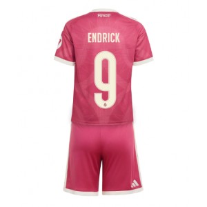 Real Madrid Endrick #9 Jalkapallovaatteet Lasten Kolmas peliasu 2026-27 Lyhythihainen (+ Lyhyet housut)